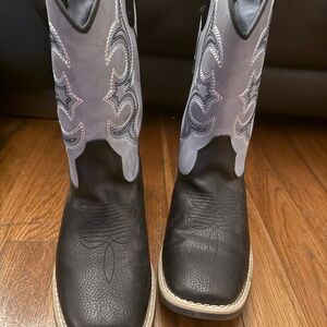 Twister Black and Blue Interior Boots size 3 big kids